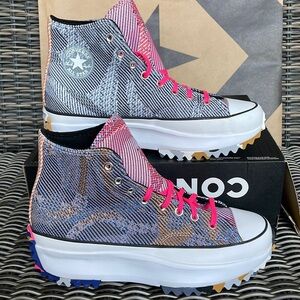 Converse Run Star Hike Hi Digital Blue/LT Zitron mens